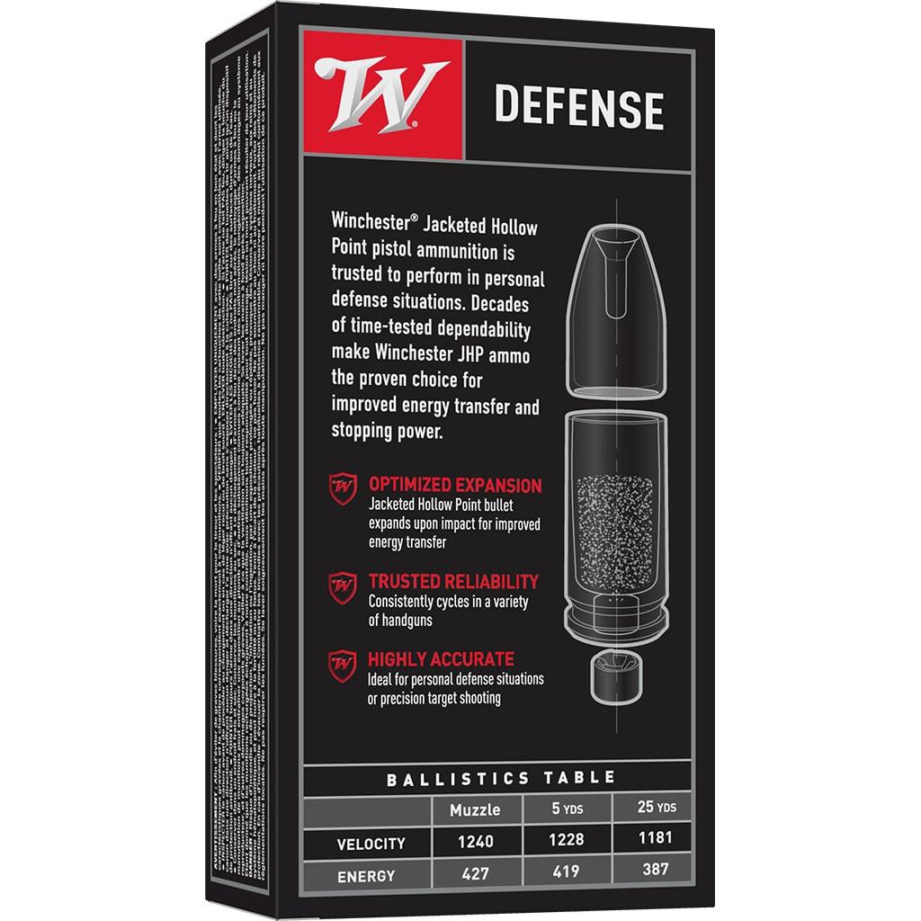 Winchester USA Handgun Ammunition .38 Super Auto 125 gr. JHP1240 fps 50/ct Picture of Winchester Ammunition Win. 38 SUPER AUTO JHP 125 GR 50 RD