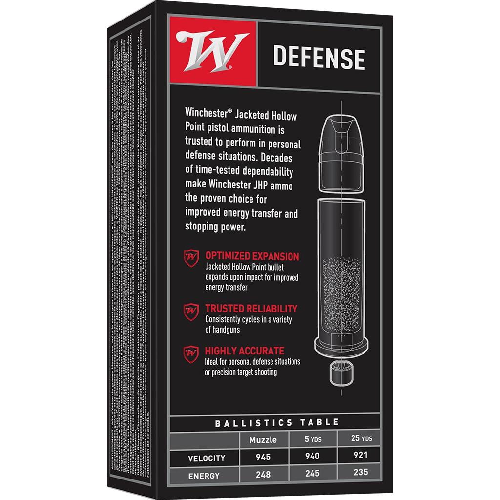 Winchester USA Handgun Ammunition .38 Spl+P 125 gr. JHP 945 50/ct Picture of Winchester Ammunition WN GOV 38 SPL +P 125GR JHP