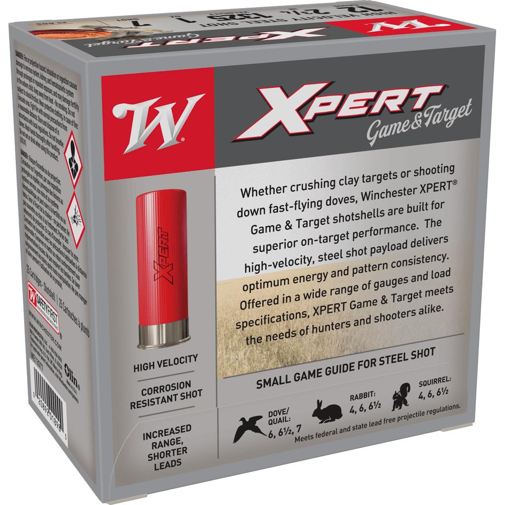 Winchester Super-X Shotshells 12 ga 2-3/4" 1oz 1325 fps #7 25/ct Picture of Winchester Ammunition G&T STEEL SHOT 12GA 1OZ #7 25RD