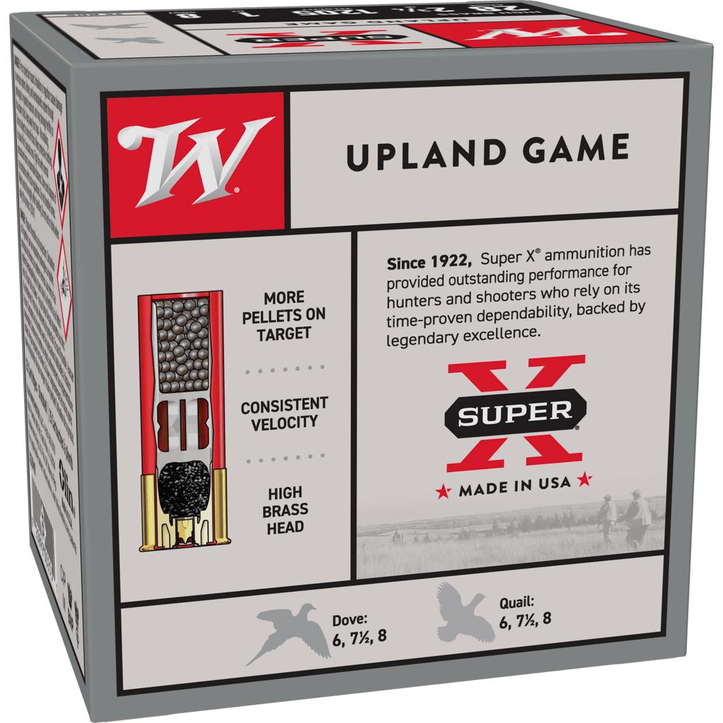 Winchester Super-X Game Shotshells 28 ga 2-3/4" 1 oz 1205 fps #8 25/ct Picture of Winchester Ammunition WIN 28GA 1 OZ. #8