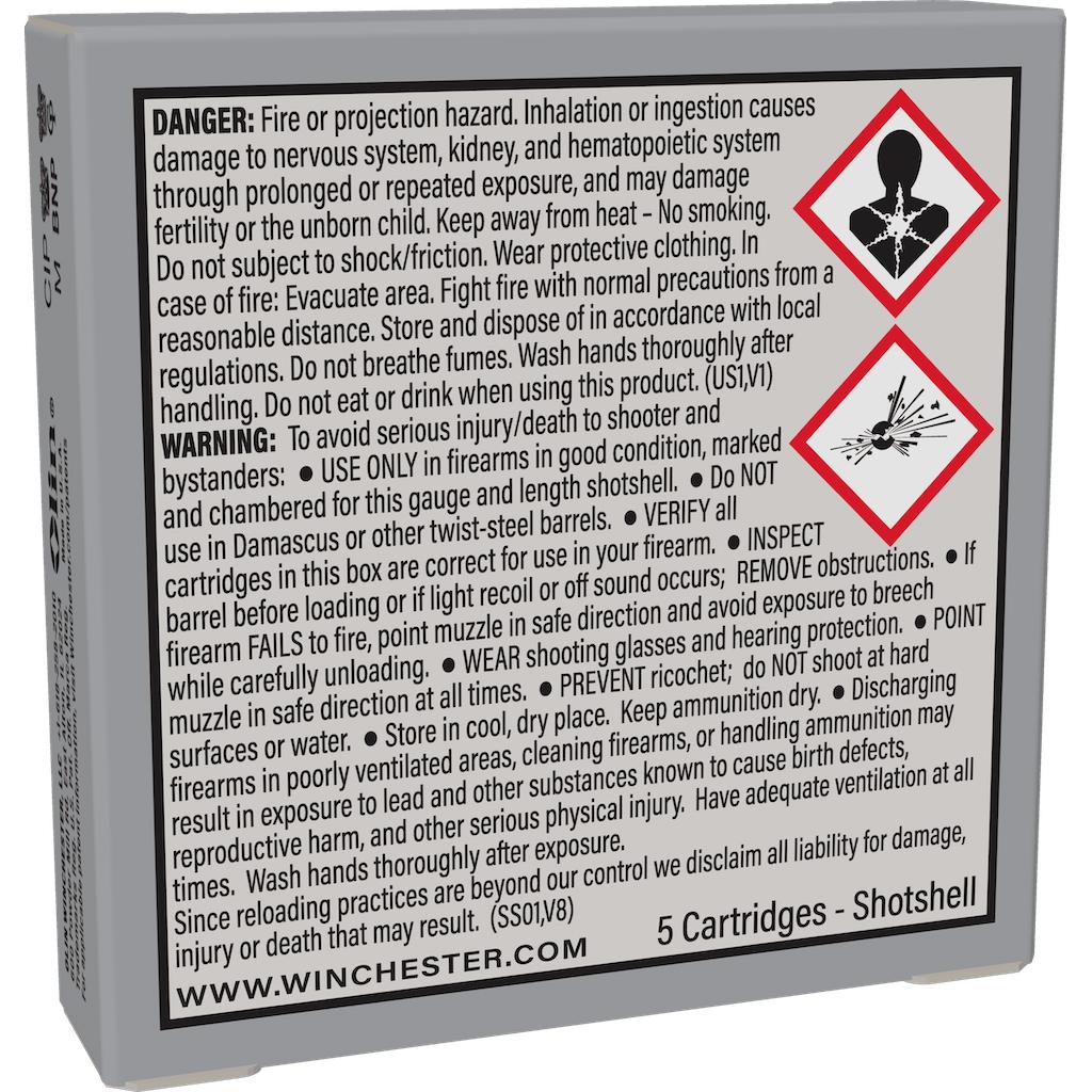 Winchester Super-X Buckshot Shotshells .410 ga 2-1/2" 1300 fps #000 5/ct Picture of Winchester Ammunition WIN S/X .410GA 2 1/2" 000 Buckshot 3-Pellet 5RD