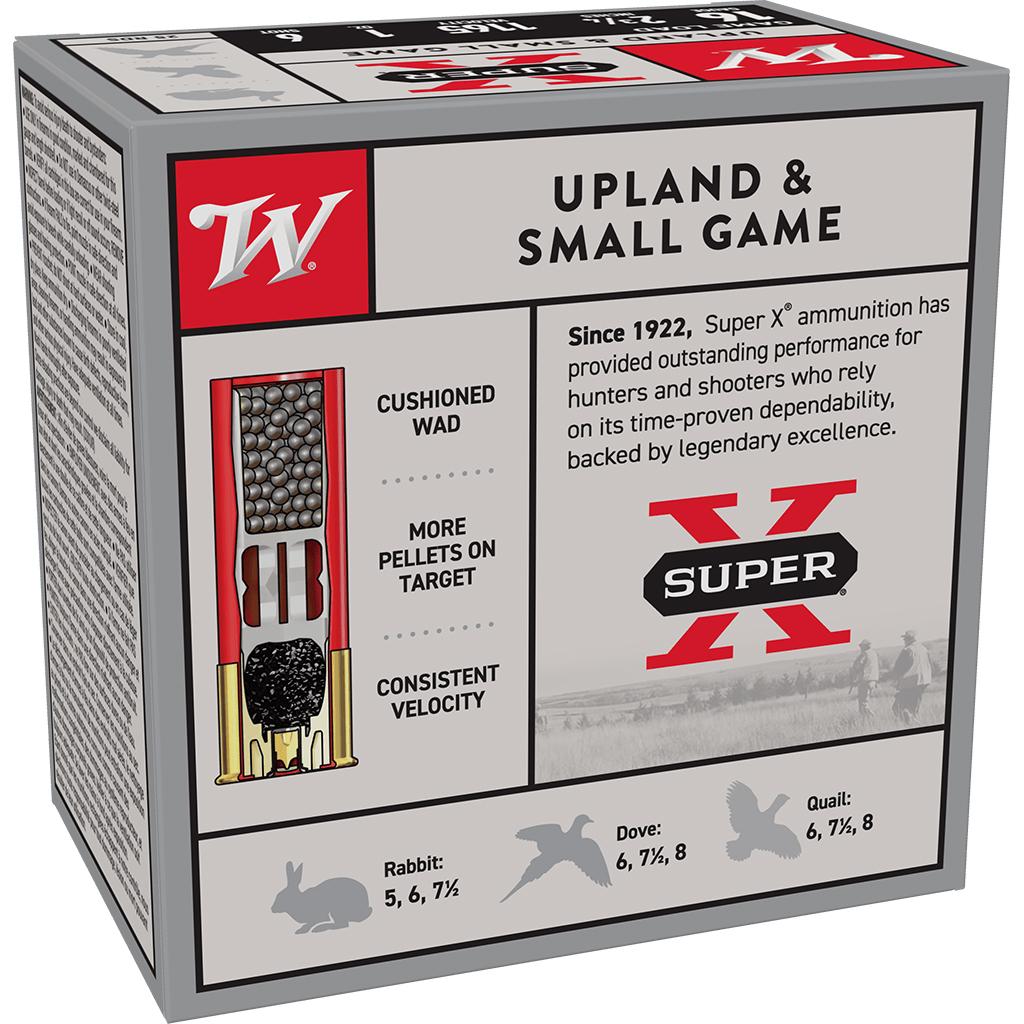 Winchester Super-X Game Shotshells 16 ga 2-3/4" 1 oz 1165 fps #6 25/ct Picture of Winchester Ammunition SUPER-X GAME 16GA 10Z #6