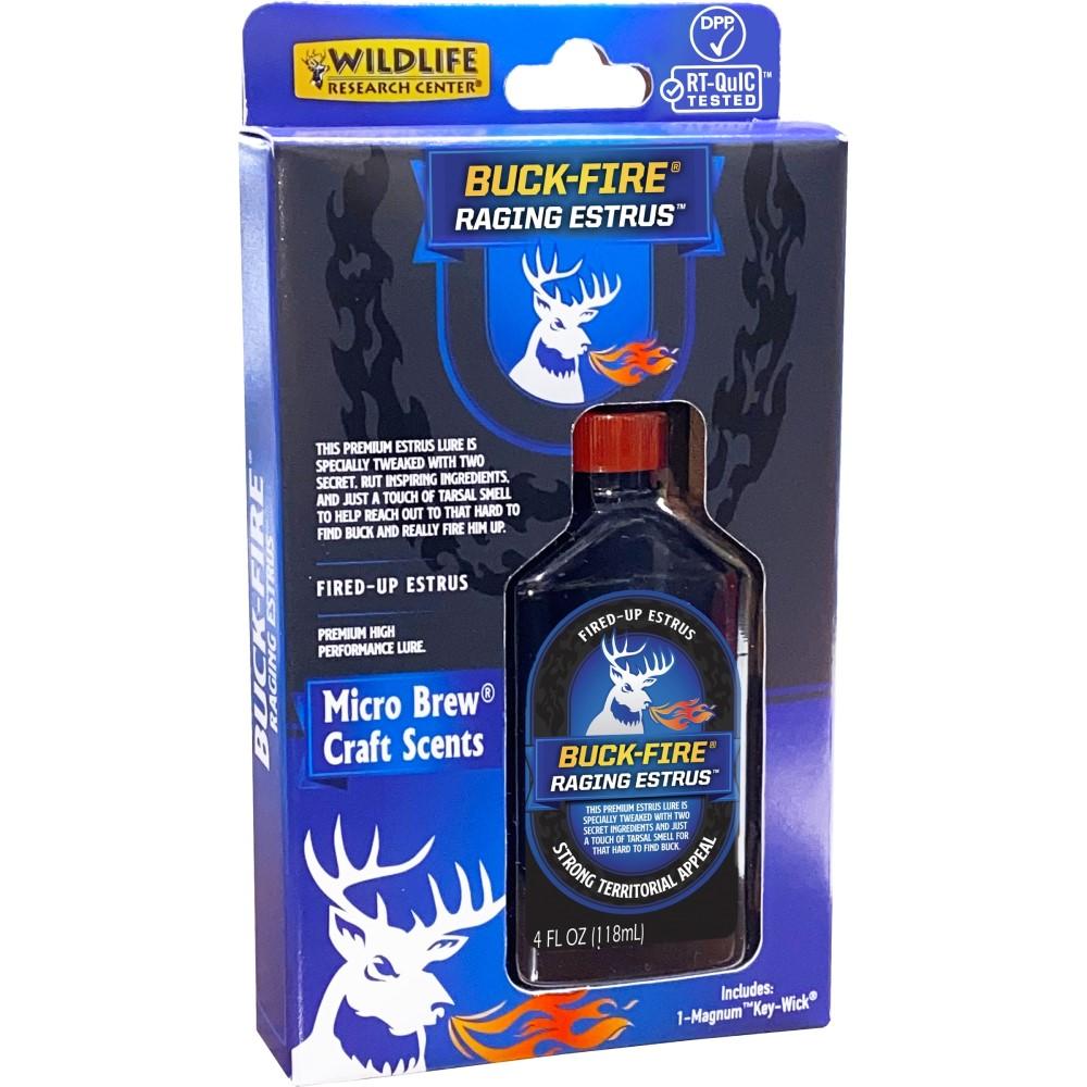 Wildlife Research Buck-Fire Raging Estrus 4 oz Picture of Wildlife Research Center BUCK-FIRE RAGING ESTRUS