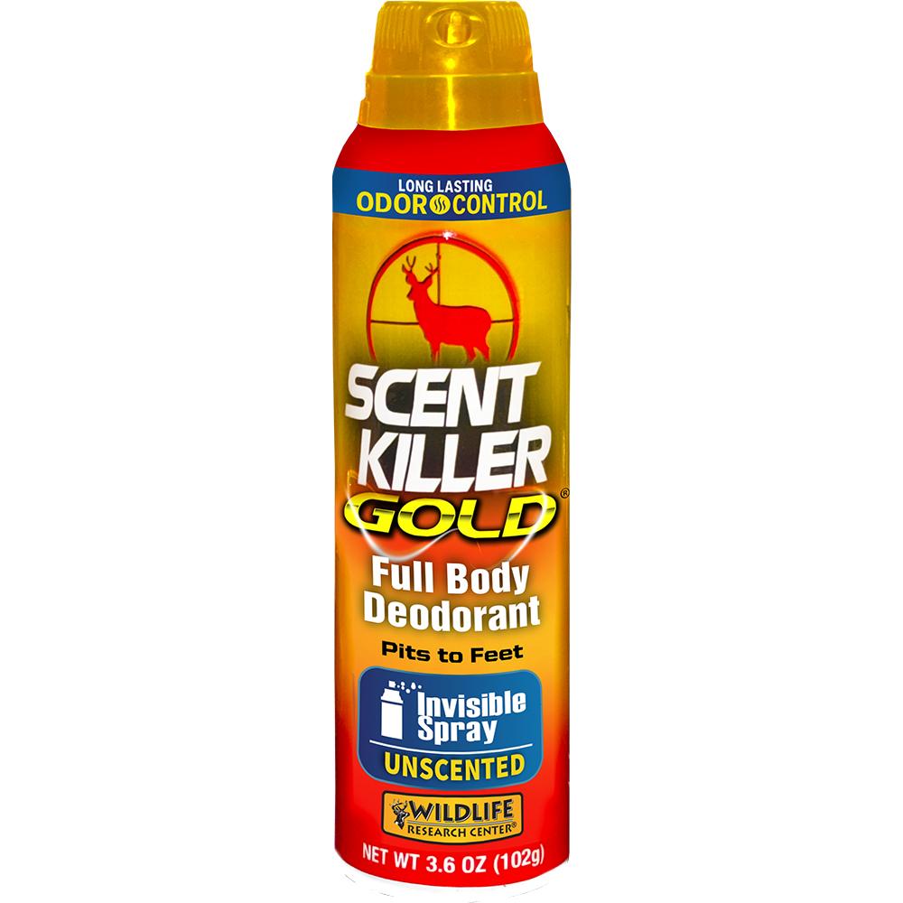 Wildlife Research Scent Killer Gold Body Deodorant Spray Can 3.6oz