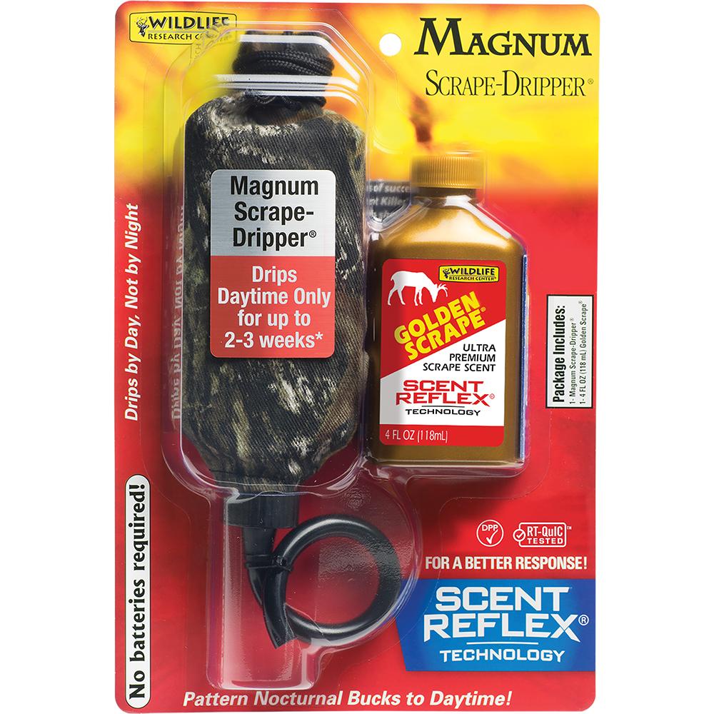 Wildlife Research Magnum Scrape Dripper Combo with Golden Scrape 4 oz Bottle