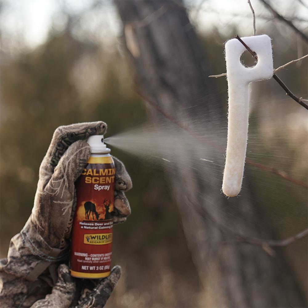 Wildlife Research Calming Scent Spray Can 3oz Picture of Wildlife Research Center Calming Scent Spray Can 3oz