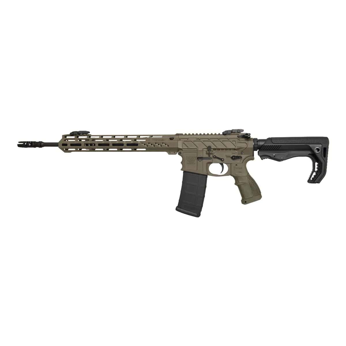 Fostech Stealth Lightning Rifle 5.56mm 30rd Magazine 16" Barrel 13" Rail Echo AR II Trigger OD Green Picture of Fostech FOSTECH STEALTH LIGHTNING 5.56 16in Bbl MACH-2 13in RAIL ECHO-II OD GREEN