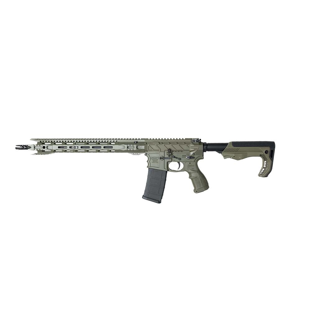 Fostech Stealth Raptor Rifle 5..56mm 30rd Magazine(1) 16" Barrel Mach-1 Rail OD Green Picture of Fostech FOSTECH STEALTH RAPTOR 5.56 16in Bbl MACH-1 16in RAIL OD GREEN