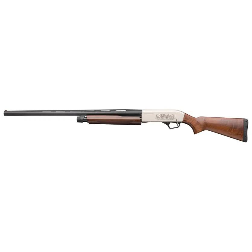 Winchester SXP Upland Field Pump Shotgun 20ga 3" Chamber 5rd Magazine 28" Barrel Engraved Receiver Wood Stock Picture of Winchester Repeating Arms / Browning SXP UPLAND FIELD20/328 INV SILV ENG RECWOOD