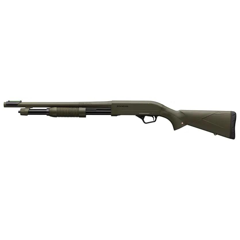 Winchester SXP Defender Shotgun 12ga 3" Chamber 5rd Capacity 18" Barrel OD Green Picture of Winchester Repeating Arms / Browning SXP SHOTGUN OD GREEN DEF-12-3- 18INV+1