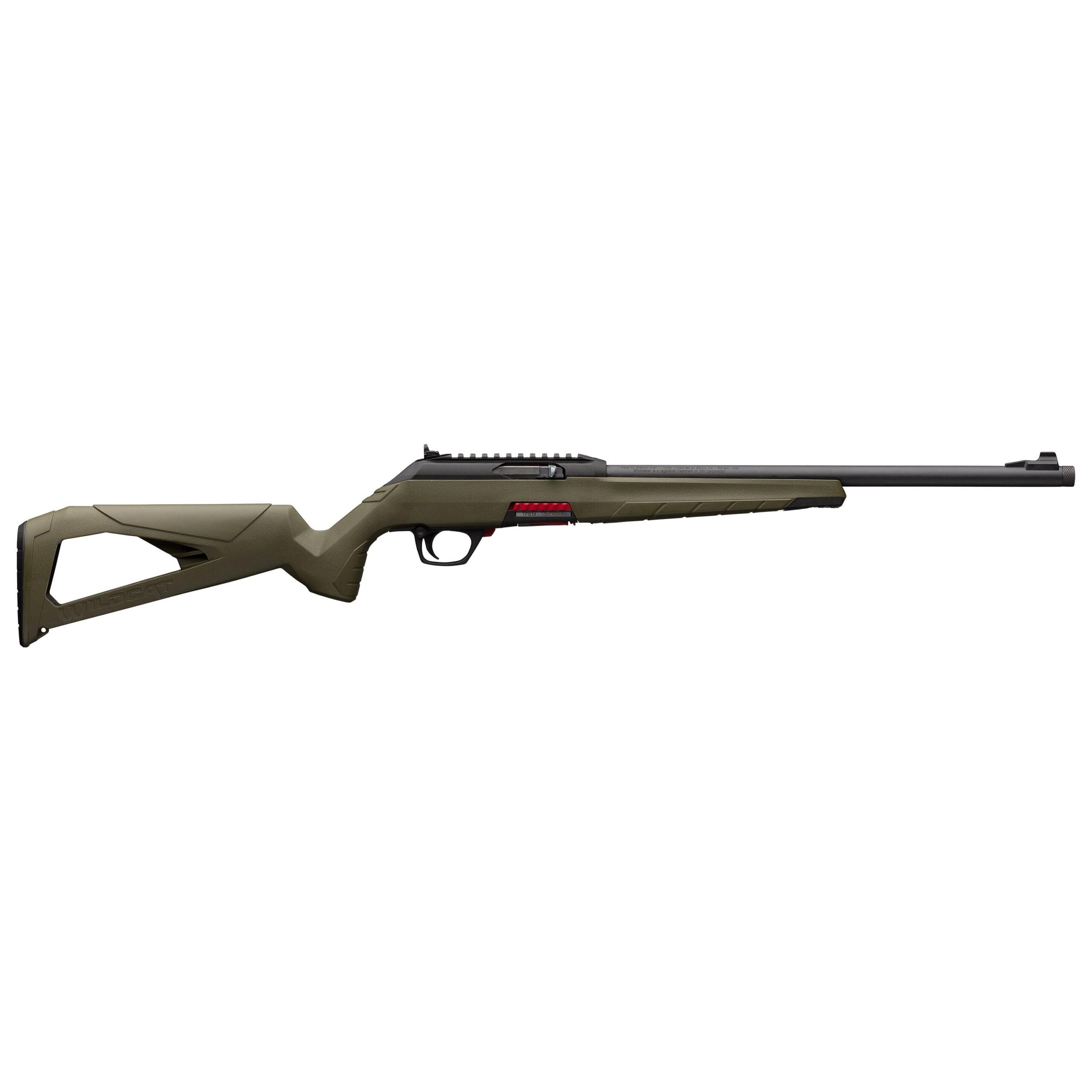 Winchester Wildcat 22 Suppressor Ready Rifle .22 LR 10rd Magazine(1) 16.5" Threaded Barrel OD Green Stock