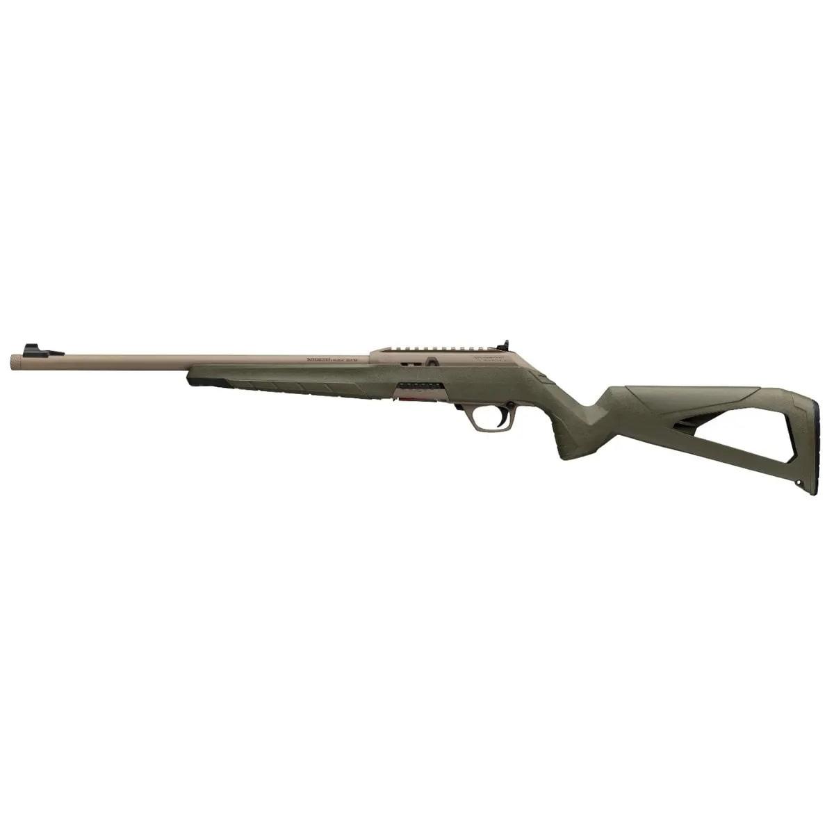 Winchester Wildcat SR(Suppressor Ready) Rifle .22 LR 10rd Magazine(1) 16.5" FDE Barrel Composite OD Green Stock Picture of Winchester Repeating Arms / Browning WILDCAT OD GRN FDE SR S22 LR
