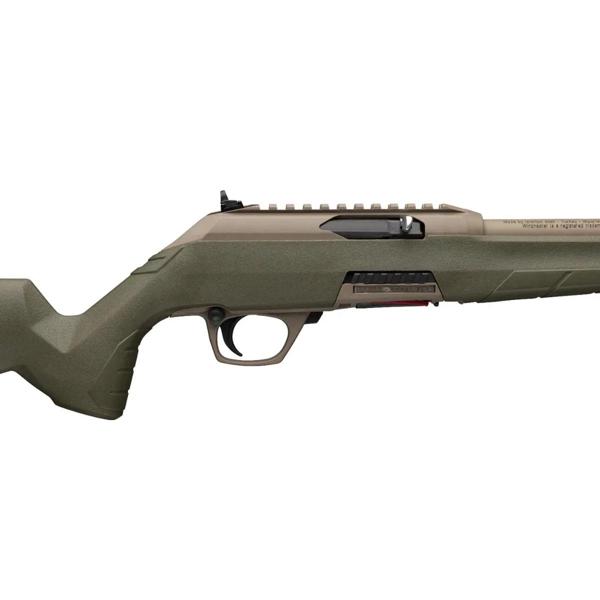 Winchester Wildcat SR(Suppressor Ready) Rifle .22 LR 10rd Magazine(1) 16.5" FDE Barrel Composite OD Green Stock Picture of Winchester Repeating Arms / Browning WILDCAT OD GRN FDE SR S22 LR