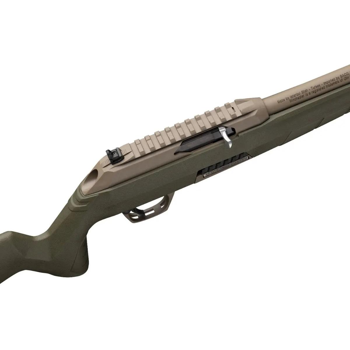 Winchester Wildcat SR(Suppressor Ready) Rifle .22 LR 10rd Magazine(1) 16.5" FDE Barrel Composite OD Green Stock Picture of Winchester Repeating Arms / Browning WILDCAT OD GRN FDE SR S22 LR