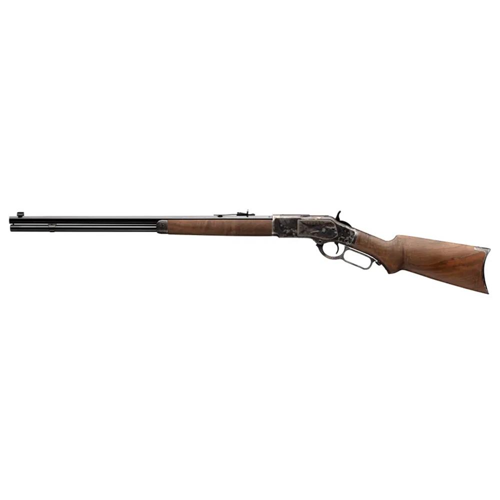 Winchester 1873 Sporter Rifle 357 Mag/38 Spl 14rd Capacity 24" Barrel Walnut Picture of Winchester Repeating Arms / Browning MODEL 1873 SPORTER OCTAGON PISTOL GRIP 357 MAG/38SPL 24" BBL 13/14RD