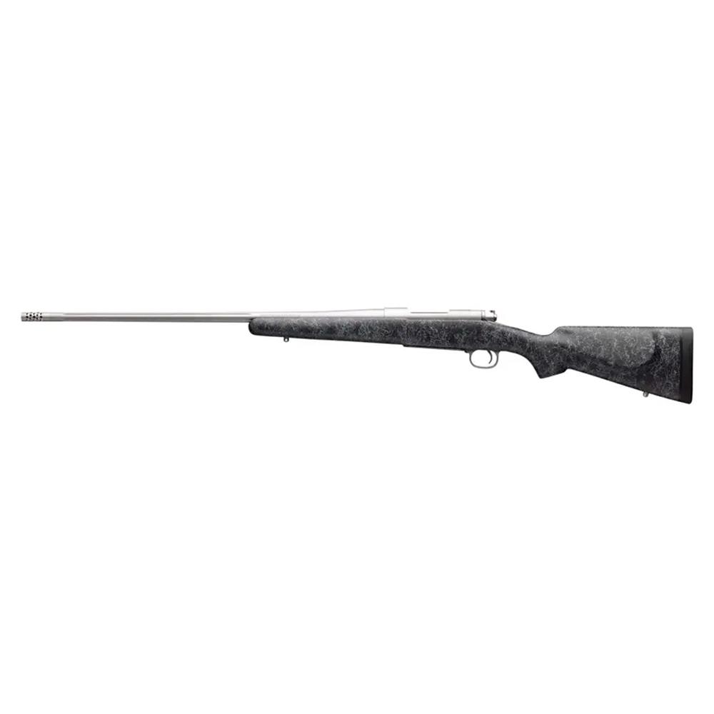 Winchester Model 70 Extreme Weather Rifle 6.5 Creedmoor 4rd Magazine 22" 9/16x24 Threaded Barrel Black and Stainless Steel Picture of Winchester Repeating Arms / Browning M70 EXT WTHR 6.5CM 22IN FLUTED SS/ B&C STOCK MUZZLE BREAK