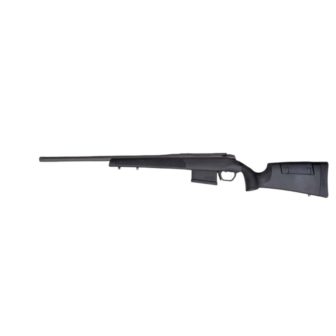 Weatherby 307 Range SF Rifle 25 WBY RPM 5rd Capacity 20" Threaded Barrel Black Synthetic Stock Picture of Weatherby Weatherby 307 Range SF 25 WBY RPM 20" Threaded