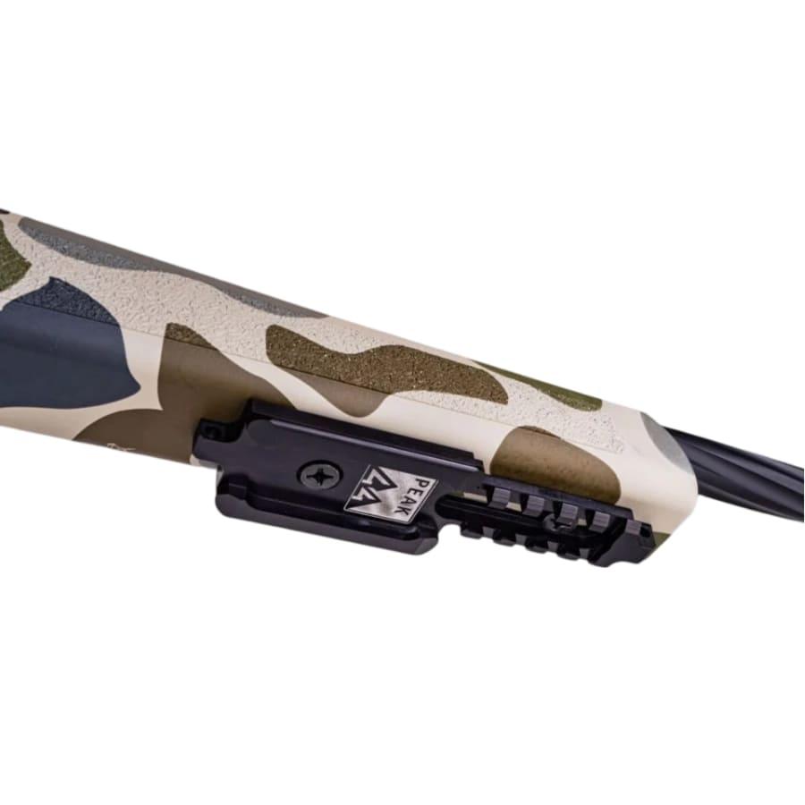 Weatherby Model 307 HUSH Rifle 7mm PRC 5rd Magazine(1) 22'' Threaded Barrel Camo Synthetic Stock Picture of Weatherby Weatherby 307 HUSH 7MM PRC 22'' Brl + 2'' Brake 5+1 Pic Rail Camo