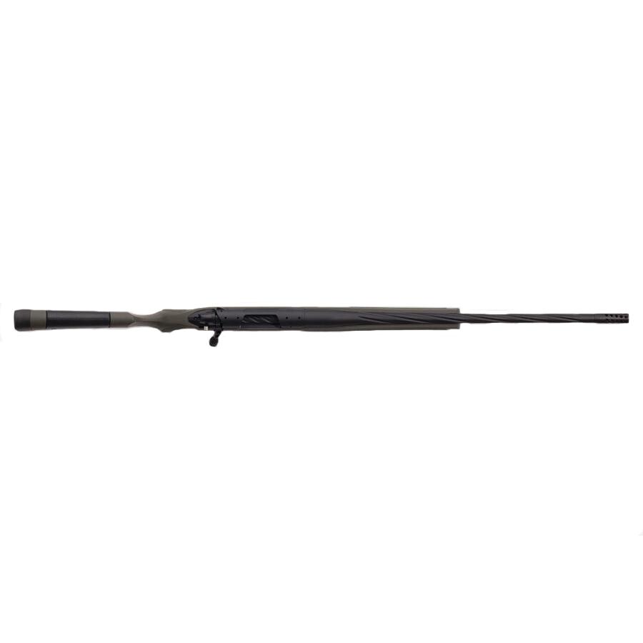 Weatherby 307 Range XP Rifle 6.5 Wby RPM 5rd Magazine 24" Barrel + 2" Brake OD Green Stock Picture of Weatherby 307 RANGE XP 6.5 WBY RPM Spiral Fluted Barrel w/ Brake Poly Adj. Stock
