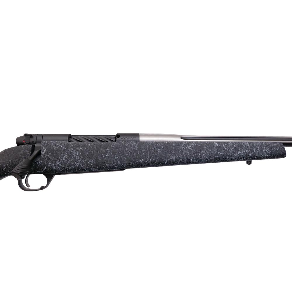 Weatherby Mark V Accumark Rifle 30-378 Wby Mag 2rd Capacity 26" 5/8x24 Threaded Barrel Black Fiberglass Stock Picture of Weatherby Weatherby Mark V AM 30-378WBY 26'' + 2'' Brake