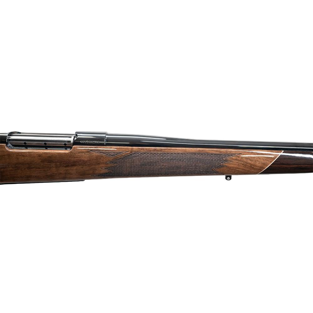 Weatherby Mark V Deluxe Rifle .300 Wby Mag 3rd Magazine 26" Barrel Walnut Picture of Weatherby Weatherby Mark V DLX 300WBY 26'' Gloss Blue Walnut Stock