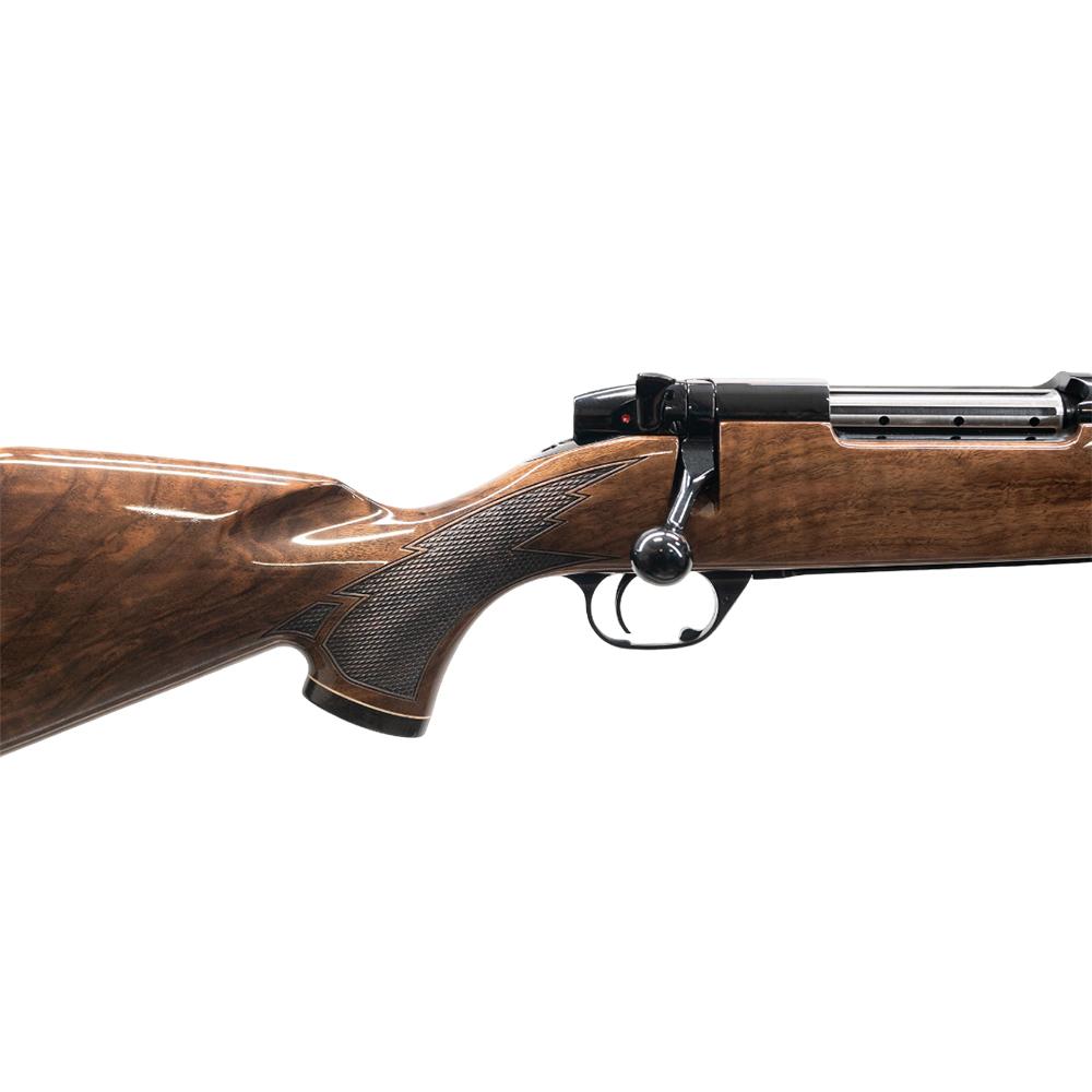 Weatherby Mark V Deluxe Rifle .300 Wby Mag 3rd Magazine 26" Barrel Walnut Picture of Weatherby Weatherby Mark V DLX 300WBY 26'' Gloss Blue Walnut Stock
