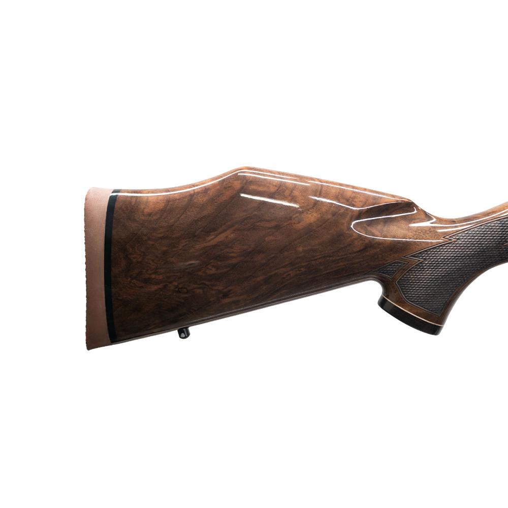 Weatherby Mark V Deluxe Rifle .300 Wby Mag 3rd Magazine 26" Barrel Walnut Picture of Weatherby Weatherby Mark V DLX 300WBY 26'' Gloss Blue Walnut Stock