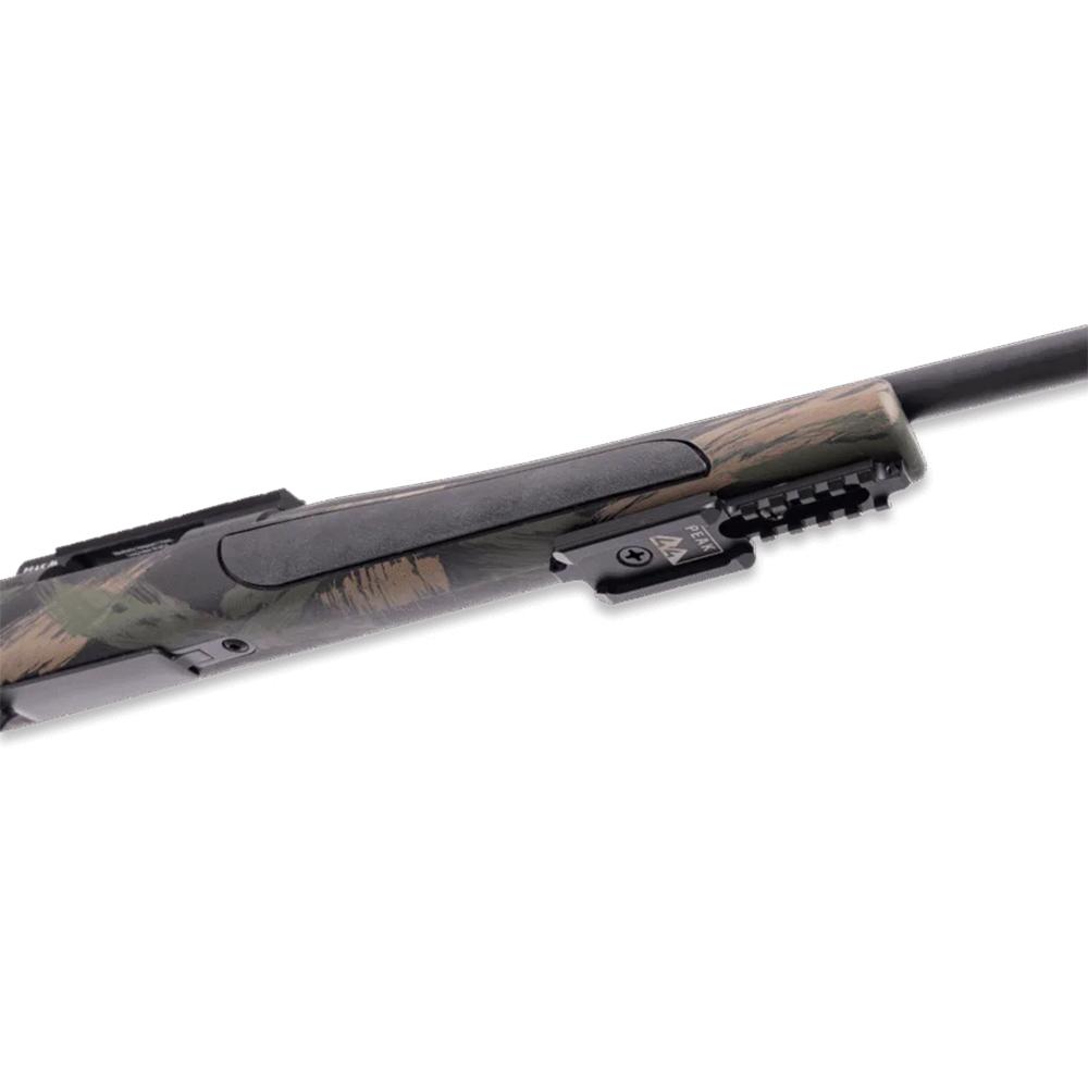 Weatherby Vanguard Black Hills Rifle .300 Win 3rd Magazine 24" 1/2x28 Threaded Barrel with 2" Muzzle Brake Black with Green and Tan Picture of Weatherby VGD BLACK HILLS 300 WIN 24'' BRL