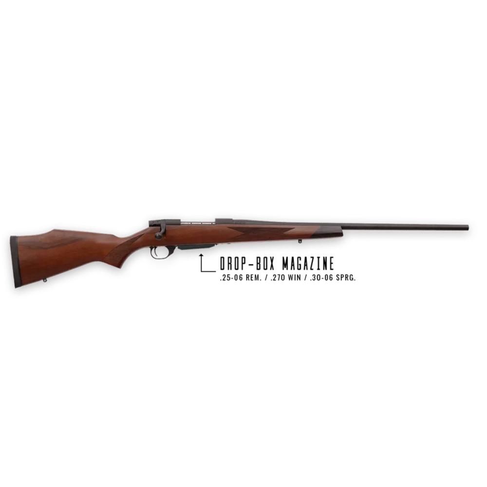 Weatherby Vanguard Sporter Rifle .25-06 Rem 5rd Magazine 24" Barrel Walnut Stock Picture of Weatherby VGD SPORTER 25-06 REM 24''BRL