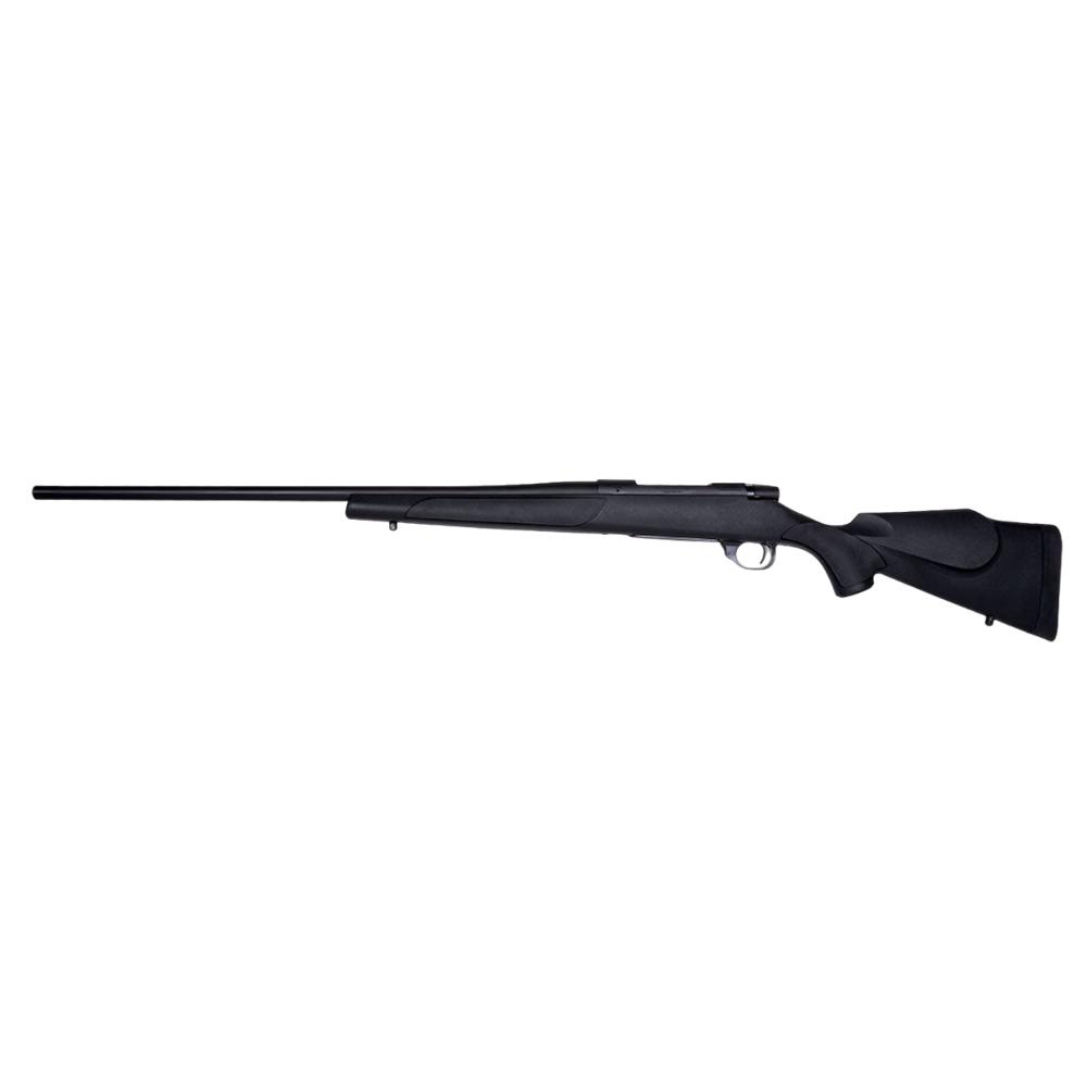 Weatherby Vanguard Obsidian Rifle .300 Win 3rd Magazine 24" 1/2x28 Threaded Barrel Black Picture of Weatherby Weatherby Vanguard Obsidian 300Win 24in THRDED BLACK