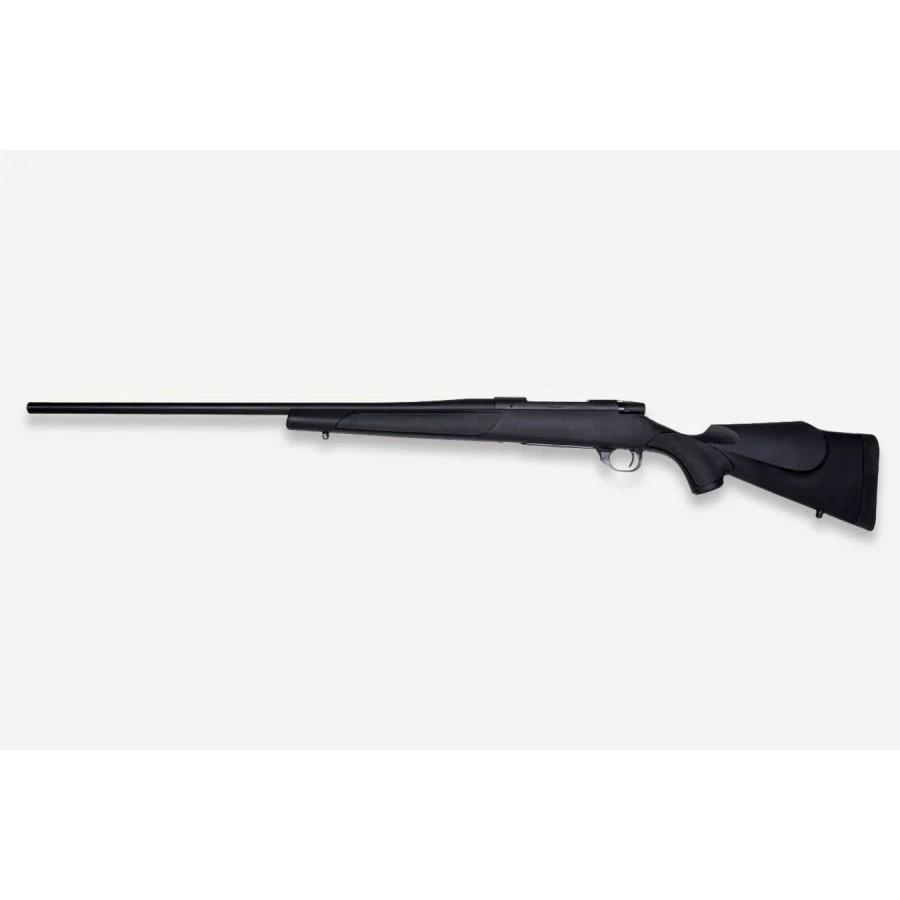 Weatherby Vanguard Obsidian Rifle 25-06 Rem 5rd Magazine 24" 1/2x28 Threaded Barrel Black Synthetic Stock Picture of Weatherby Weatherby Vanguard Obsidian .25-06 REM 24in 1/2-28