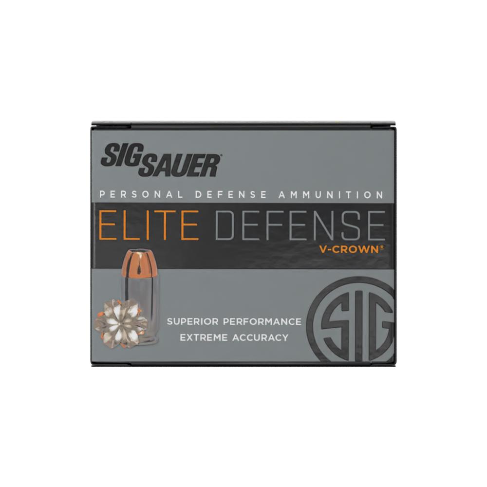 Sig Sauer Elite Performance Pistol Ammunition .380 ACP 90 gr Elite V-Crown JHP Box 20 Picture of Sig Sauer AMMO ELITE V 380ACP 90GR JHP 20RD BX