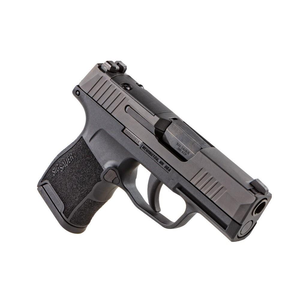 Sig Sauer P365-380 Handgun 380 Auto 10rd Magazine 3.1" Barrel Black Manual Safety Picture of Sig Sauer Sig P365-380-BSS-MS Nitron Pistol