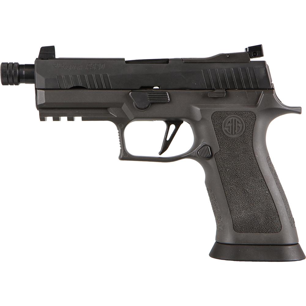 Sig Sauer P320 XCarry Legion Handgun 9mm Luger 17rd Magazine 4.6" Barrel Black Picture of Sig Sauer P320 XCarry Legion 9mm 4.6in TXG frame Adj Sights 3-17rnd