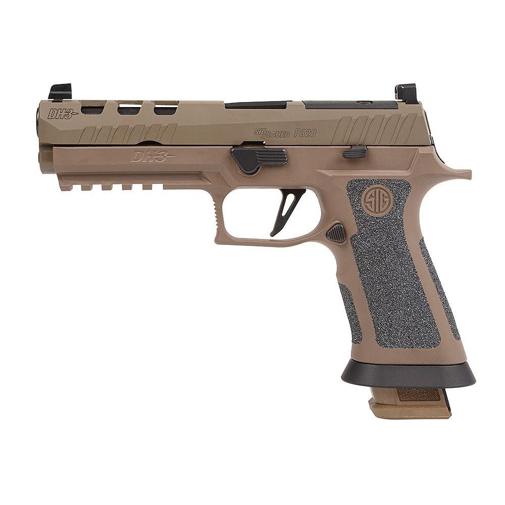 Sig Sauer P320 XFive DH3 Handgun 9mm 21rd Magazines (3) 5" Barrel Coyote Tan Picture of Sig Sauer Sig 320 X-Five DH3 3-21rd