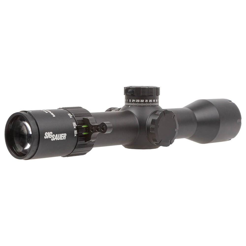 Sig Sauer TANGO-DMR Rifle Scope 3-18x44 34mm FFP MOA Milling 2.0 Illum Matte Black Picture of Sig Sauer Sig TANGO-DMR 3-18x44mm Scope MOA 34mm maintube front focal plane