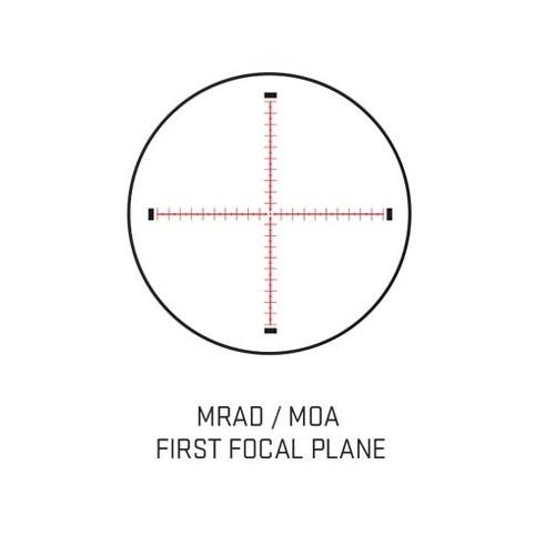 Sig Sauer TANGO-DMR Rifle Scope 3-18x44 34mm FFP BDX-R2 Illum Matte Black Picture of Sig Sauer Sig TANGO-DMR 3-18x44mm Scope MRAD 34mm maintube front focal plane