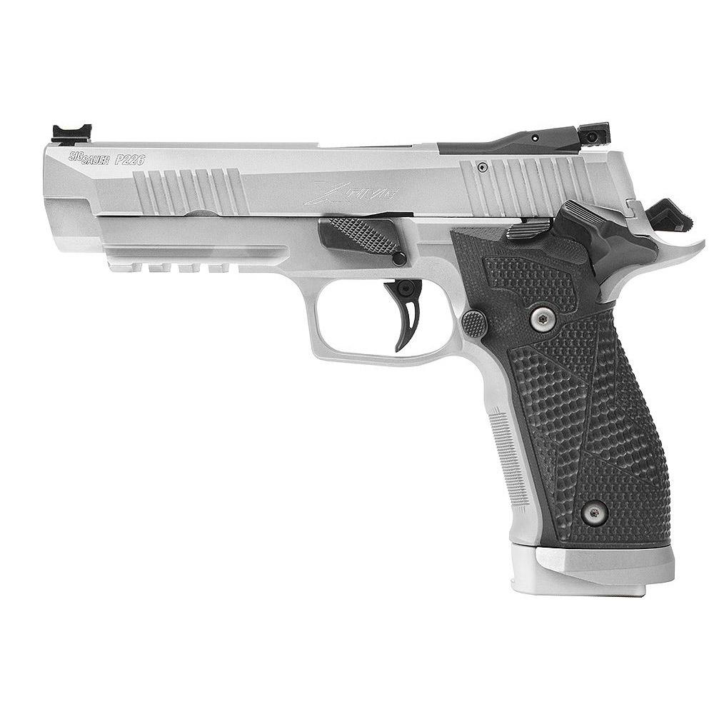 Sig Sauer P226 XFIVE Handgun 9mm Luger 10rd Magazines(3)  5" Barrel Optic Ready G10 Grip Picture of Sig Sauer Sig Pistol P226 XFIVE 9mm Optic Ready 3-10rd Steel Mag