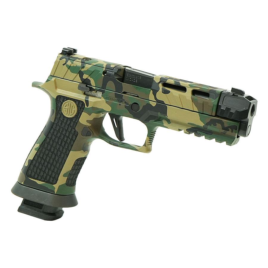 Sig Sauer P320 Spectre Comp Handgun 9mm Luger 21rd Magazines (2) 4.6" Barrel Woodland Camo SC81 Picture of Sig Sauer SIG P320 SPECTRE COMP 9MM (2) 21rd MAG SC81 Woodland Camo