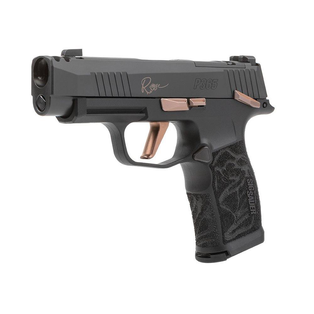 Sig Sauer P365 Rose XL Comp Handgun 9mm Luger 10rd Magazines(2) 3.1" Barrel & Vaultek Pistol Safe Picture of Sig Sauer SIG P365 9MM ROSE (2) 10rd mags OPTIC READY
