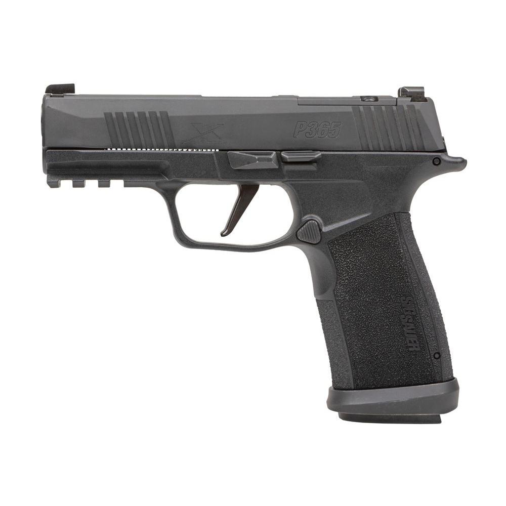 Sig Sauer P365 XMACRO TACOPS Handgun 9mm Luger 17rd Magazines(4) 3.7" Barrel Black Picture of Sig Sauer SIG P365 XMACRO TACOPS 9MM BLACK 3.7" Barrel - (4) 17rd Steel Mags