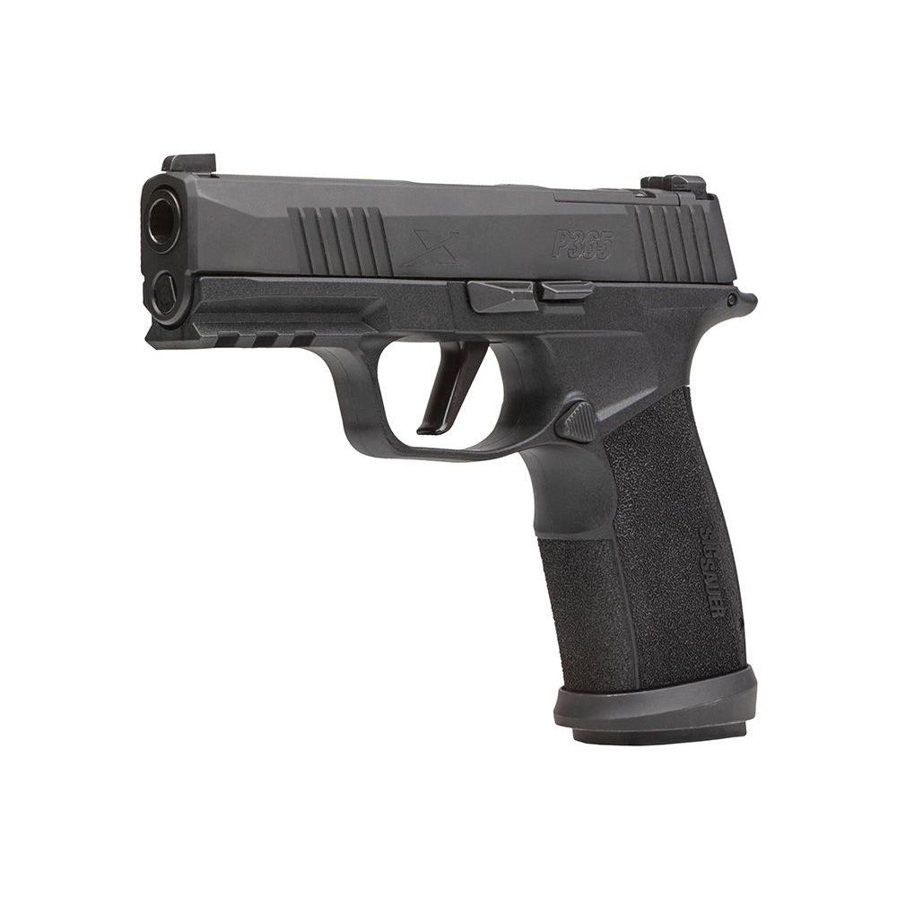 Sig Sauer P365 XMACRO TACOPS Handgun 9mm Luger 17rd Magazines(4) 3.7" Barrel Black Picture of Sig Sauer SIG P365 XMACRO TACOPS 9MM BLACK 3.7" Barrel - (4) 17rd Steel Mags