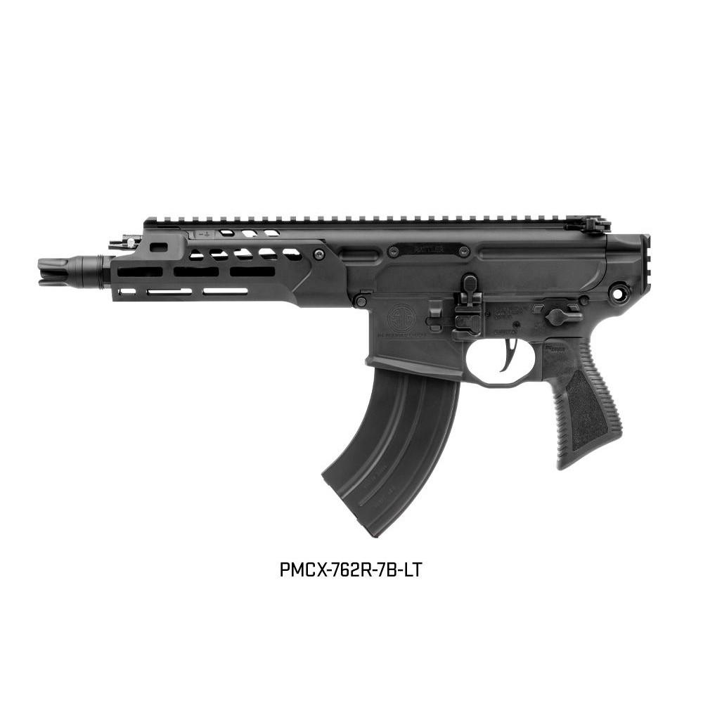 Sig Sauer MCX-Rattler LT Handgun 7.62x39 28rd Magazine 7.75" Barrel Black Picture of Sig Sauer Sig MCX Rattler LT 7.62x39 BLK 7.75in BBL 28rd Mag