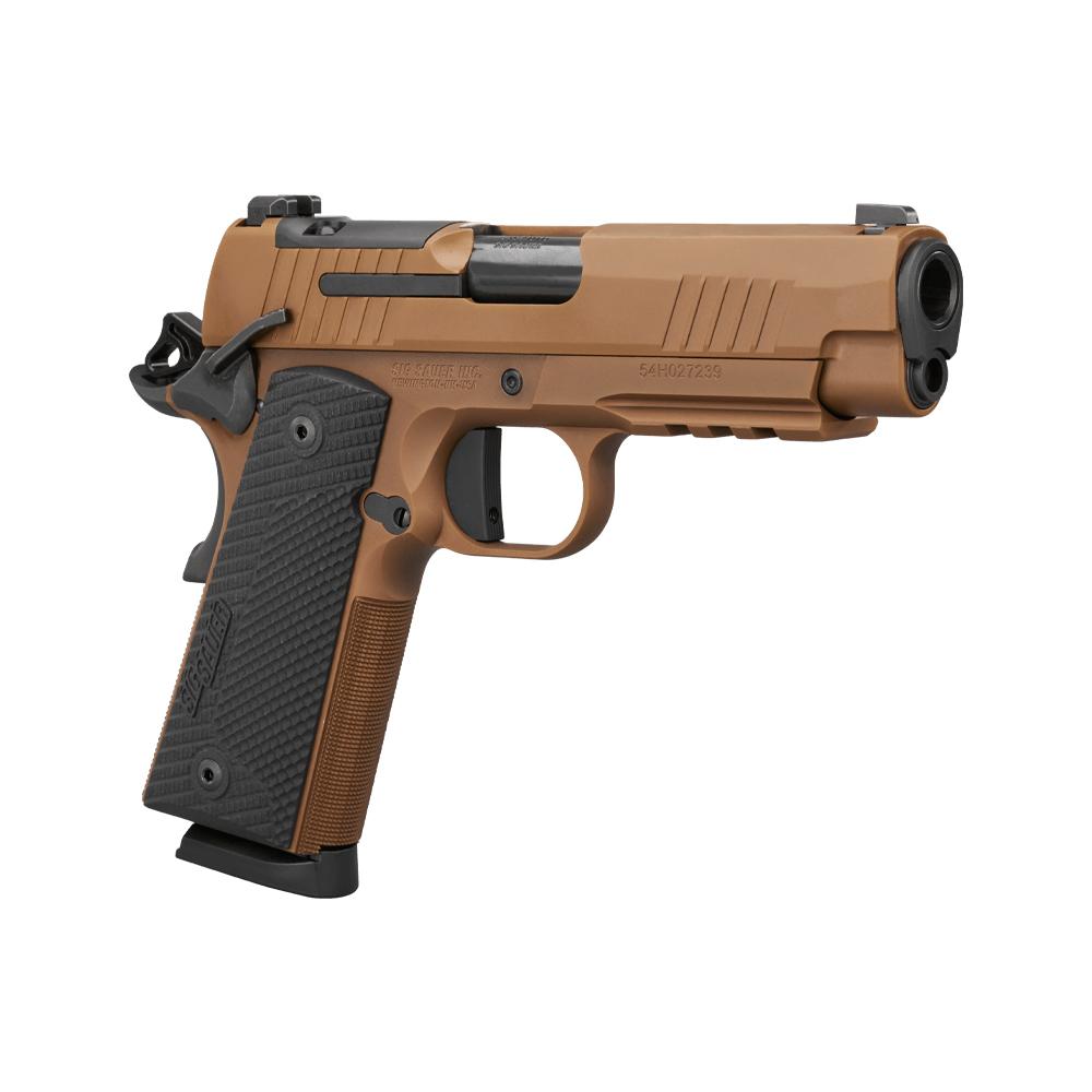 Sig Sauer 1911XCarry Handgun .45 Auto 8rd Magazines(2) 4.25'' Barrel Night Sights Coyote Picture of Sig Sauer Sig 1911XCarry 45ACP 4.25'' Brl NS 2/8rd Mag Coyote PVO