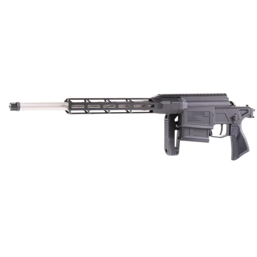 Sig Sauer Cross Trax Rifle .243 Win 5rd Magazine 16" 5/8x24 Threaded Barrel Black Picture of Sig Sauer SIG CROSS .243 RIFLE 16IN TRX BLK BOLT FOLDING TRX AL MLOK HG (1)5RD MAG
