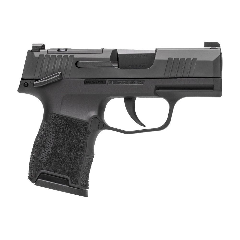 Sig Sauer P365 Handgun 9mm Luger 10rd Magazine (2) 3.1" Barrel Black Night Sights Optic Ready- CA Compliant