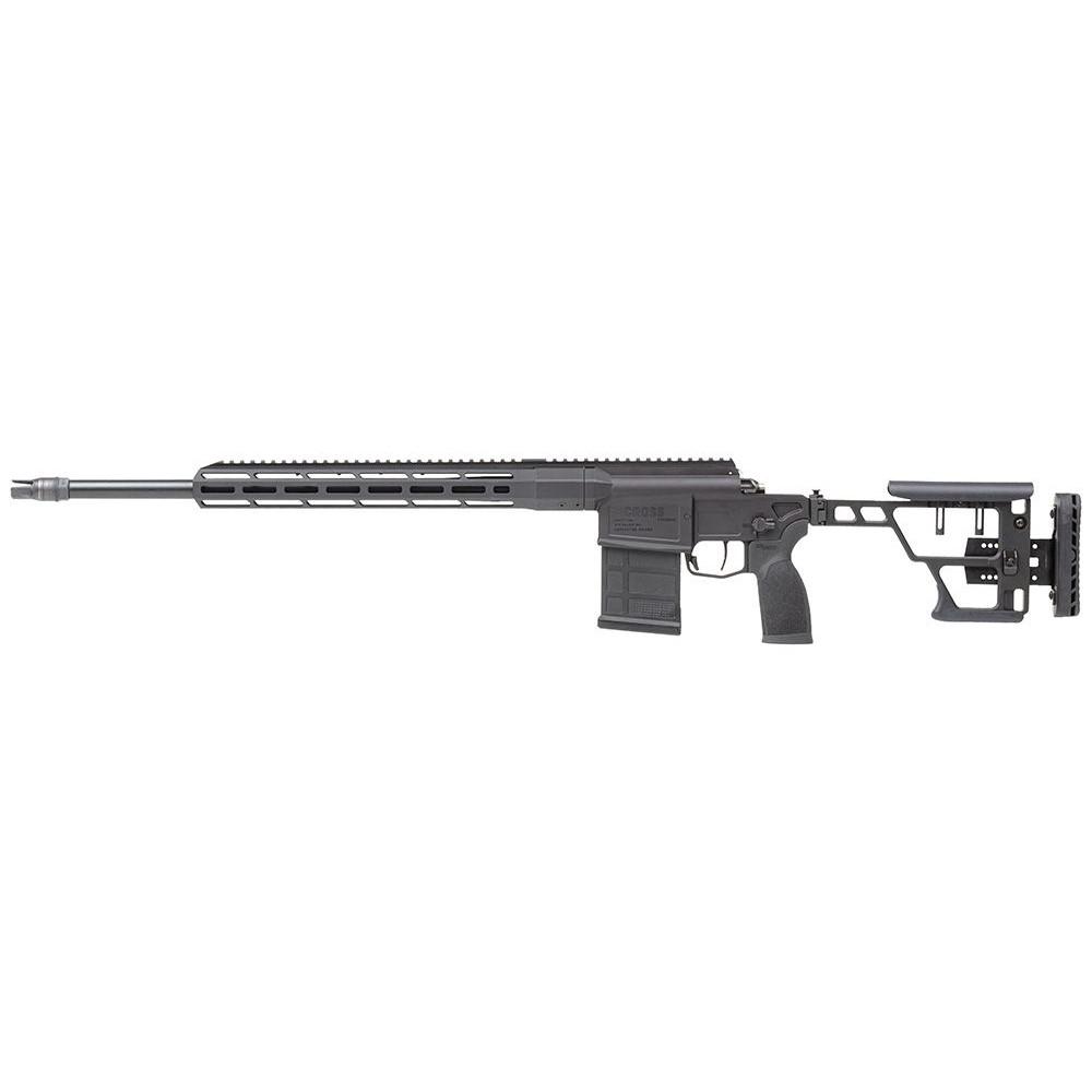 Sig Sauer Cross STX Rifle .308 Win 10rd Magazine 20" 5/8x24 Threaded Barrel Black Picture of Sig Sauer SIG CROSS .308 RIFLE 20IN STX BLK BOLT FOLD PRS AL MLOK HG (1) 10RD MAG