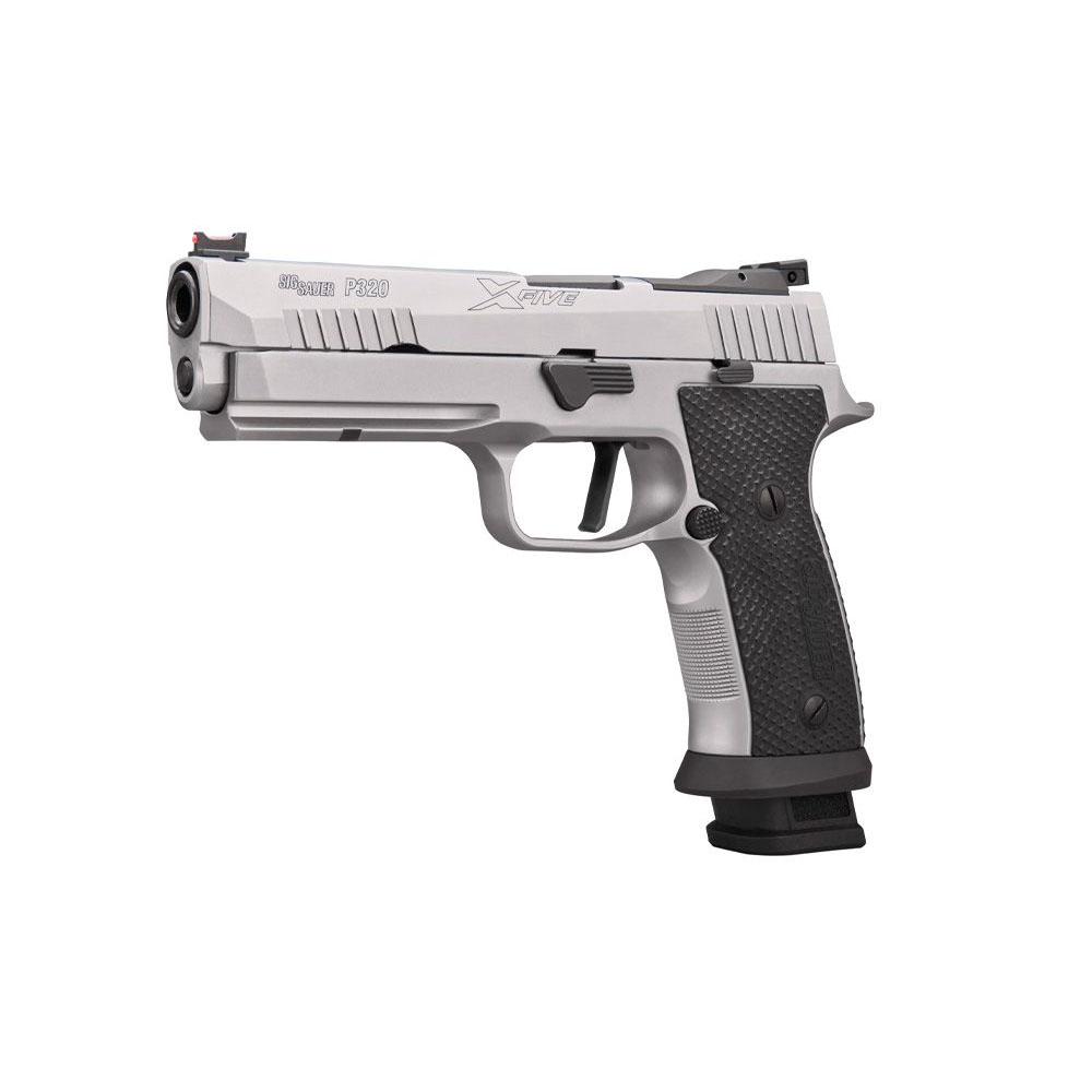 Sig Sauer P320 XFIVE SXG Optic Ready Handgun 9mm Luger 21rd Magazines(3) 5" Barrel SXG Grip Picture of Sig Sauer P320 9MM 5IN SXG SS STRIKER ADJUST SIGHT SXG GRIP (3) 21RD MAG OR