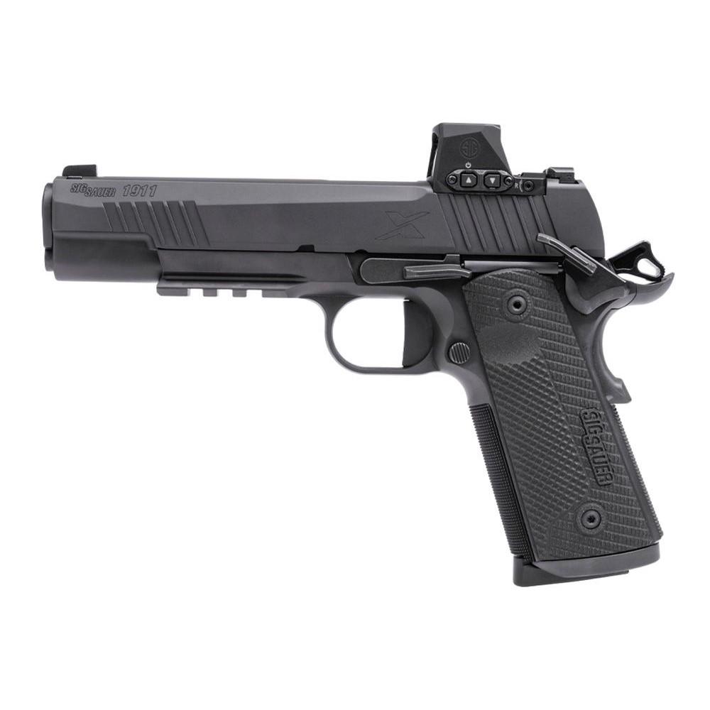 Sig Sauer 1911 XFull Handgun .45 ACP 8rd Magazines (2) 5" Barrel Black with Romeo X Compact Picture of Sig Sauer Sig 1911 XSeries Full Size .45ACP Romeo-X Pistol (2) 8rd mags