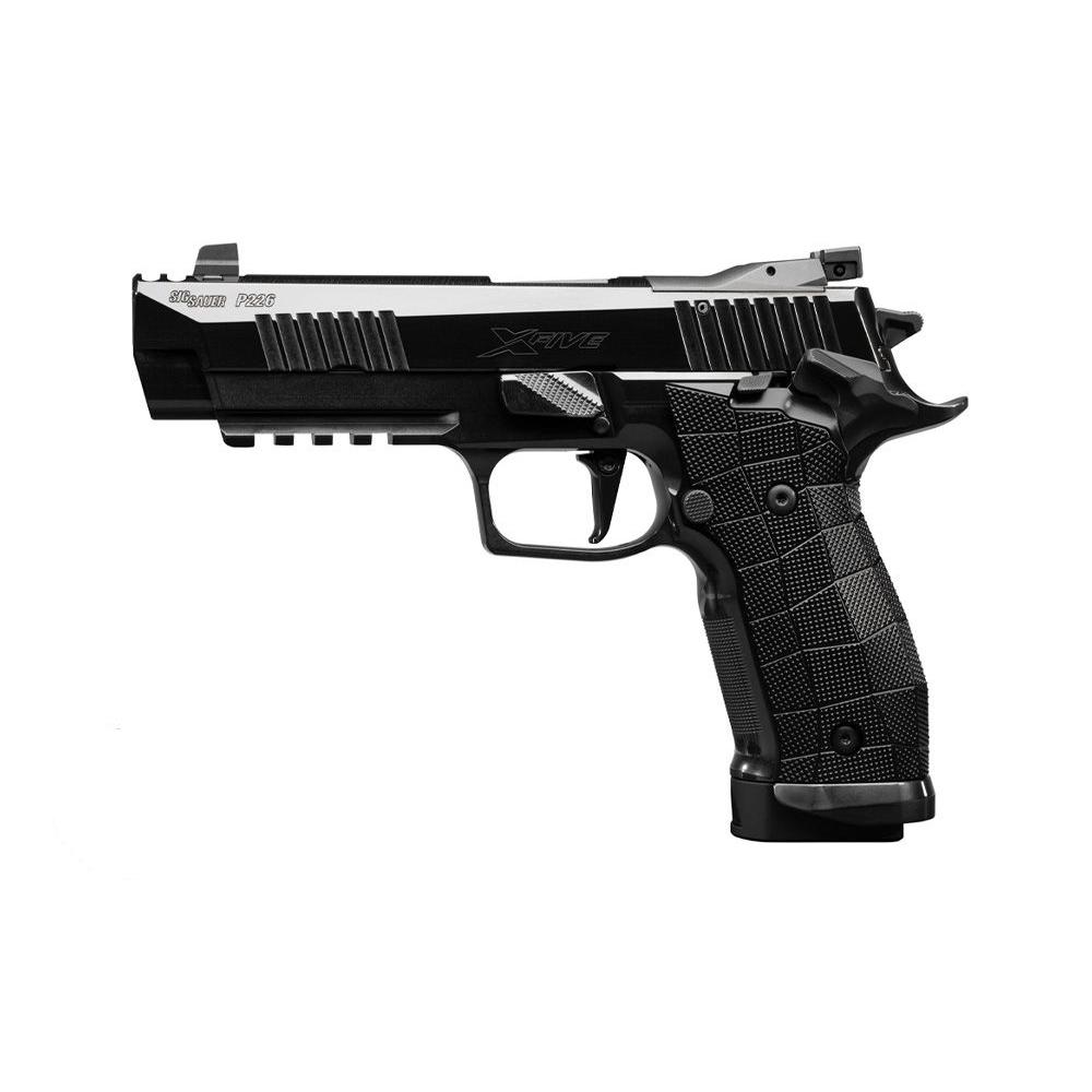 Sig Sauer Sig Reserve P226 XFIVE Handgun 9mm Luger 20rd Magazine(3) 4.4" Barrel Optic Ready X-Ray 3 Sights SAO Picture of Sig Sauer P226 9MM 4.4IN OBSIDIAN SAO X-RAY 3 AL GRIP (3) 20RD STEEL MAG OR